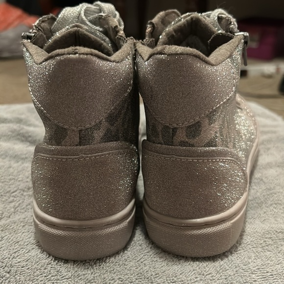 Girls Steve Madden Hightops glitter leopard - Picture 4 of 5